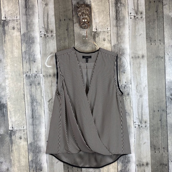 Rag and Bone Victor Silk Blouse in Black White Combo Size XS. - Picture 2 of 12